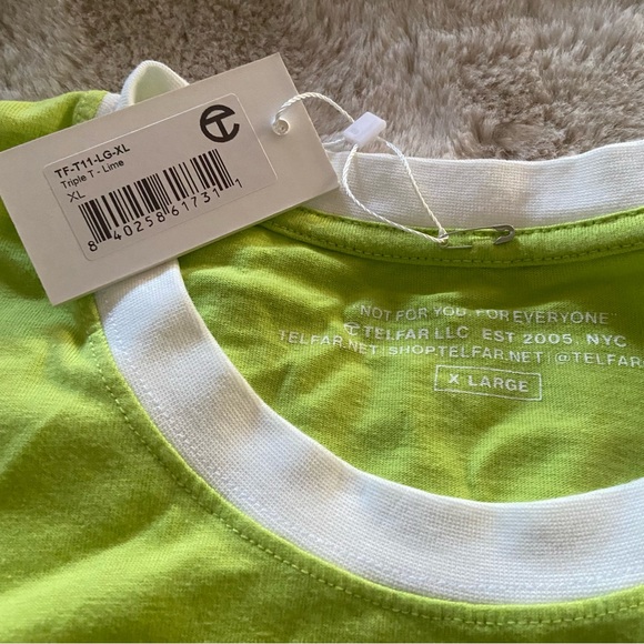 Telfar Triple T in Lime Green - Picture 7 of 10